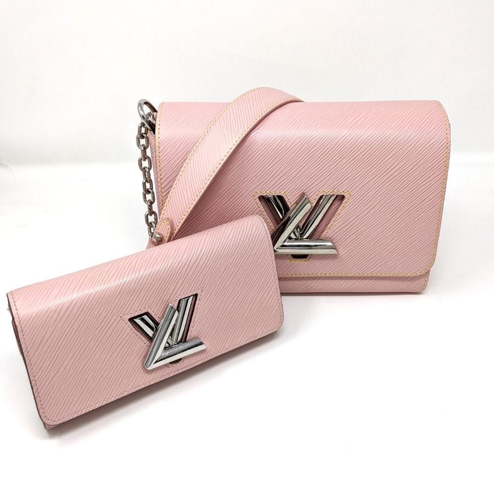 🎉HPx4 Louis Vuitton Pink Bag Twist Rose Ballerine MM Set! Sold out!